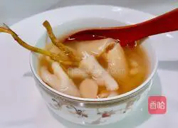 Illustration of how to make fish maw, dendrobium and double ginseng soup 9