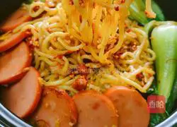 Illustration of how to make Hong Kong style noodles 14