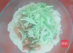 Illustration of how to make fried noodles 6