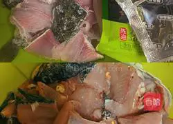 Illustration of how to make mullet fillets in sour soup 4 