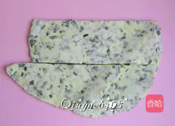 Illustration of how to make leek noodles 8