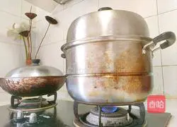 Illustration of how to make corn brown sugar steamed buns 22