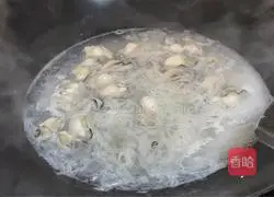 Sea Illustration of how to make oyster rice noodles 4