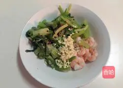 Illustration of how to make shrimps and parsley 5