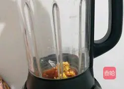 Illustration of how to make red dates, almonds and millet paste 5