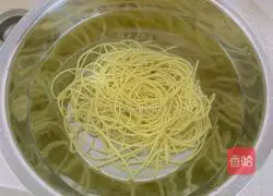 Happy breakfast! Ham fried noodles! Recipe 2