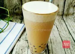 Pearl Milk Tea#New Year's Eve Dessert Recipe Illustration 13