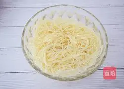 Illustration of how to make appetizer cold noodles 3