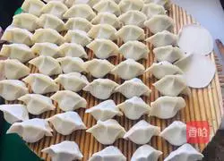 Illustration of how to make shepherd’s purse and large meat dumplings 13