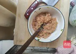 Winter Melon Ball Soup Illustration of how to make meatballs 6