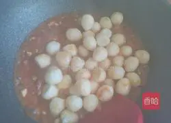 Illustration of how to make tiger skin quail eggs with tomato sauce 10