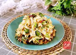 Cold salad Illustration of how to make fried bean skin 11