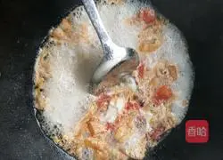 Mushroom, chicken, cabbage and egg noodles Practice illustration 5