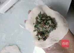 Illustration of how to make shepherd's purse meat buns 12