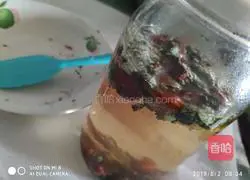 Illustration of homemade fat-dissolving herbal tea 2