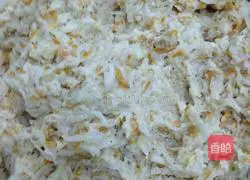 Illustration of how to make radish meatballs 4