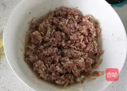 Illustration of how to make pork and radish dumplings 5