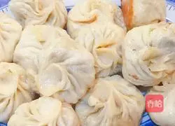 Illustration of how to make fried rape buns with mushrooms and mushrooms 10