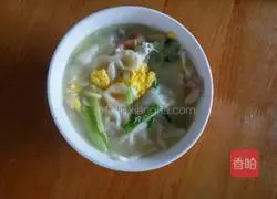 Illustration of how to make butterfly noodles 8