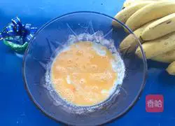 Illustration of how to make green onion and egg pancakes 4