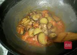 Illustration of how to cook eggplant with tomatoes 9