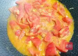 Illustration of tomato and shrimp noodle soup 6