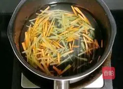 Illustration of how to make shrimp noodle (baby food supplement) 5