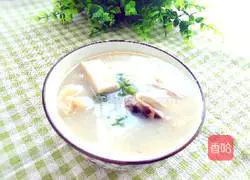 Illustration of how to make fish head soup (baby food supplement) 1