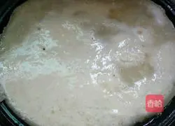 White sesame seeds Illustration of making flour cake 8