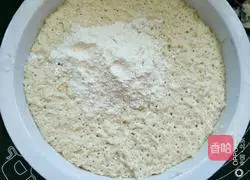 Illustration of how to make millet milk-flavored hair cake 8