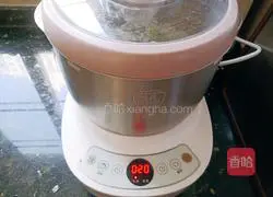 Illustration of how to make spinach steamed buns 4