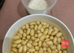 Illustration of how to make rice soy milk 2