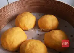 Pumpkin Steamed Buns Recipe Illustration 5