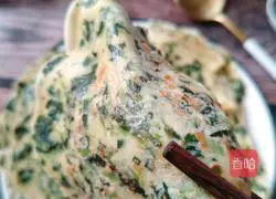 Spinach egg pancake recipe 11