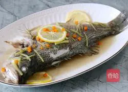Illustration of how to make steamed seabass 8