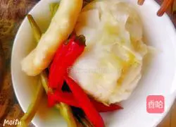 Illustration of how to make hand-made kimchi noodles 5