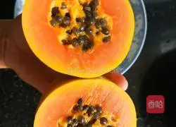 Papaya milk Illustration of how to do it 1