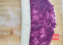 Illustration of how to make purple sweet potato rolls 8
