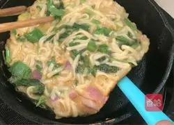 Illustration of how to make mixed vegetable noodles 8