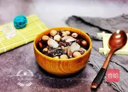 Black Rice Lotus Seed Lily Soup Recipe Illustration 9