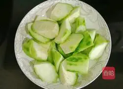 Luffa Mushroom Egg Drops Illustration of how to make soup 5