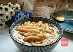 Illustration of making sugar noodles 8