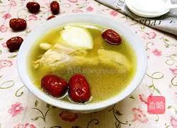 Illustration of how to make fish maw braised chicken 7