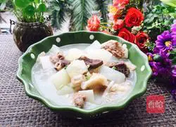 White radish and pork lung soup recipe 11