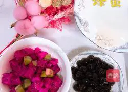 Illustration of how to make Pearl Pitaya Dessert 3
