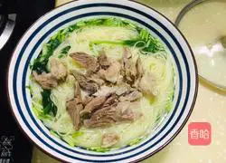 Illustration of how to make bone soup bamboo noodles 10