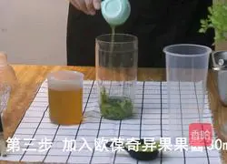 Homemade fruit tea | Illustration of how to make many kiwi fruits 3