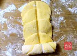 Illustration of how to make cartoon pumpkin steamed buns 9