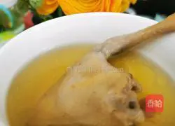 American ginseng stewed pigeon soup Practice illustration 6