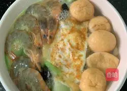 Luffa Fish Fu Illustration of how to make soup 4